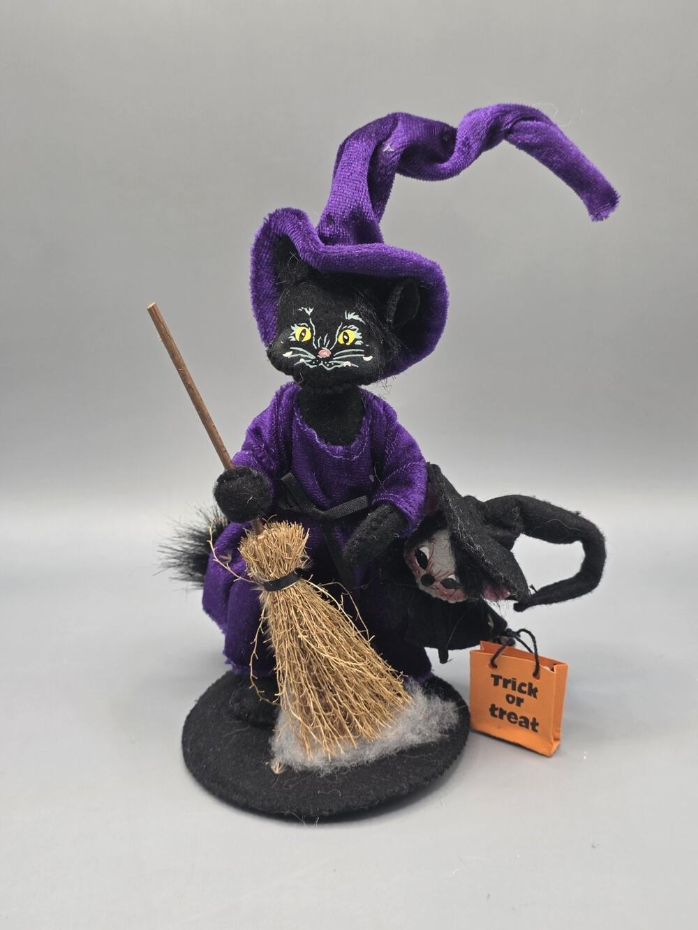 Annalee Halloween Witch Black Cat 6" Doll #310818 Mouse Trick or Treater 2018